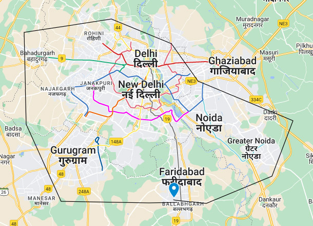 DTC Cargo Movers And Logistics Location Map